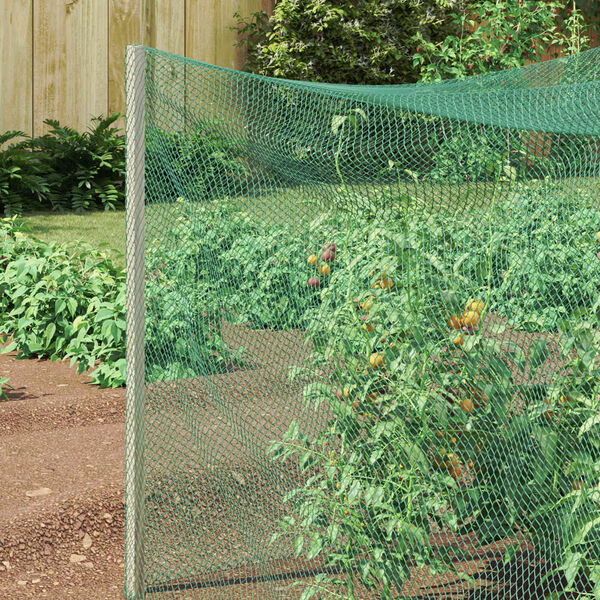 vidaXL Fuglebeskyttelsesnett gr&oslash;nn 2 x 5 m Polyethylen