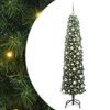vidaXL Kunstig juletre med 300 LED gr&oslash;nn 180 cm PVC og st&aring;l og plast