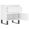 vidaXL Nattbord 2 stk hvit 40x35x50 cm konstruert tre