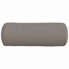 vidaXL Bolster puter 2 pcs Gråbrun Ø 25 x 70 cm stoff