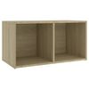 vidaXL TV-benk sonoma eik 72x35x36,5 cm konstruert tre