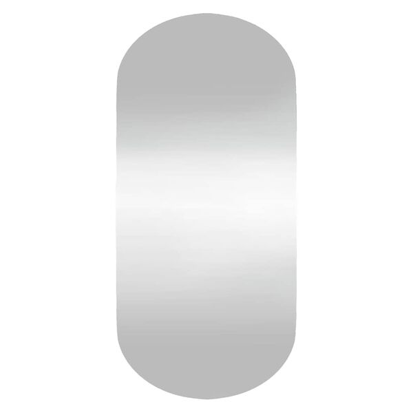 vidaXL Veggspeil 45x100 cm glass oval