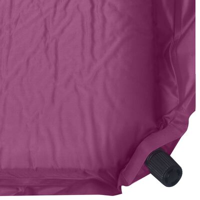 vidaXL Oppblåsbar luftmadrass 66x200 cm rosa