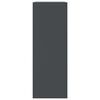 vidaXL Skjenk antrasitt 67x39x107 cm st&aring;l