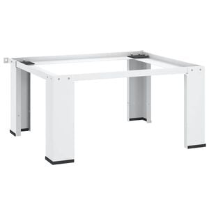 vidaXL Vaskemaskin sokkel hvit