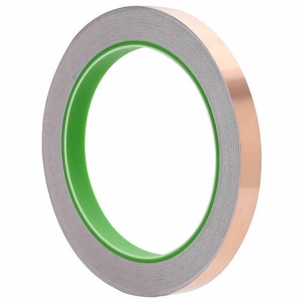 vidaXL Dobbeltsidig Kobber Tape 6 pcs Kobber 2000 x 1 cm Kobber