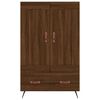 vidaXL Highboard brun eik 69,5x31x115 cm konstruert tre