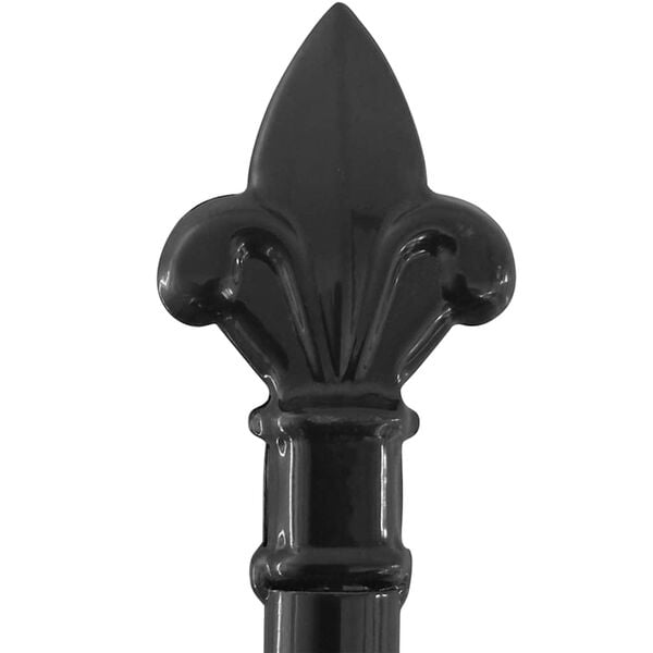 vidaXL Dobbel hageport med spydhoder 400x199,5 cm