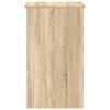 vidaXL Skrivebord sonoma eik 90x45x76 cm konstruert tre