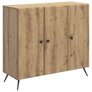 vidaXL Serviesskap Artisan eik 89 x 34,5 x 80 cm Konstruert tre