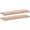 vidaXL Flytende hyller 2 stk 80x23,5x4 cm konstruert tre