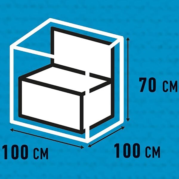 Madison Lenestoltrekk 100x100x70 cm gr&aring;