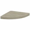vidaXL Flytende vegghyller 4 stk eik 35x35x3,8 cm MDF