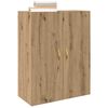 vidaXL Veggskap Artisan Eik 69,5 x 34 x 90 cm Konstruert tre