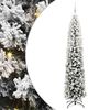 vidaXL Kunstig juletre med 300 LED gr&oslash;nn 210 cm PVC og st&aring;l og plast