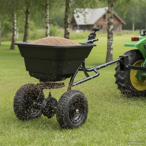 vidaXL Spreader Svart 106 x 53 x 75 cm PVC og stål