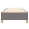 vidaXL Boxspring-sengeramme m&oslash;rkegr&aring; 90x190 cm Single stoff