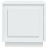 vidaXL Nattbord 2 stk hvit 44x35x45 cm konstruert tre