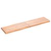vidaXL Bordplate lysebrun 160x40x(2-6)cm behandlet heltre naturlig