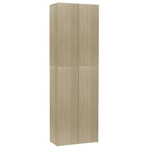vidaXL Kontorskap sonoma eik 60x32x190 cm konstruert tre