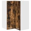 vidaXL Hengende skap R&oslash;kt eik og hvit 57 x 57 x 80 cm Konstruert tre
