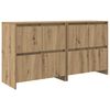 vidaXL Skap 2 stk. artisan eik 70 x 41 x 75 cm Konstruert tre