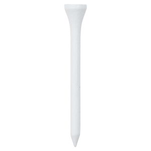 vidaXL Golfpeger 1000 stk hvit 83 mm bambus