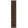 vidaXL Vegghylle brun eik 96x12x64 cm konstruert tre