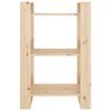 vidaXL Bokhylle/romdeler 60x35x91 cm heltre furu