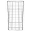 vidaXL Gabion med topp- og bunndekke galvanisert st&aring;l 50x20x100 cm