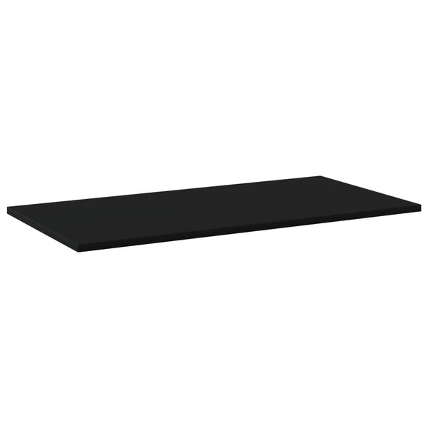 vidaXL Hylleplater 4 stk svart 80x40x1,5 cm sponplate