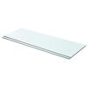 vidaXL Hyllepaneler 2 stk klart glass 70x25 cm