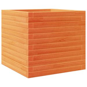 vidaXL Hageplantekasse voksbrun 50x50x46 cm heltre furu