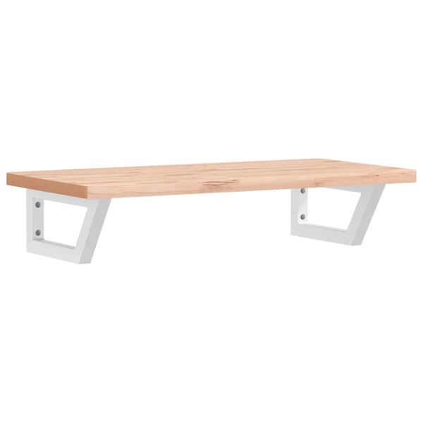 vidaXL Servanthylle veggmontert st&aring;l og heltre b&oslash;ketre