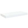 vidaXL Flytende vegghyller 2 stk h&oslash;yglans hvit 50x23x3,8 cm MDF