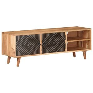 vidaXL TV-benk 115x30x39 cm heltre akasie