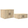 vidaXL Oppbevaringsskap 2 stk. Sonoma eik 108 x 41 x 40 cm