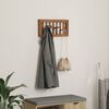 vidaXL Henger Brun 50 x 11 x 25 cm Massiv Mahogni Tre