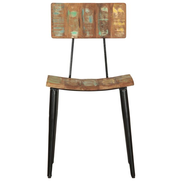 vidaXL Spisestoler 2 stk gjenvunnet heltre