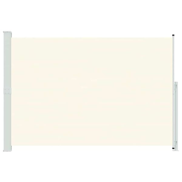 vidaXL Uttrekkbar sidemarkise 200x300 cm kremhvit