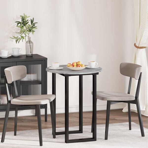 vidaXL Bordplate Grå sonoma 60 x 60 x 1.5 cm Konstruert tre