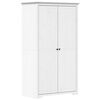 vidaXL Garderobe BODO hvit 99x53,5x173 cm heltre furu