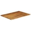 vidaXL Bordplate 100x80x2,5 cm naturlig kant heltre mango