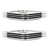 vidaXL Gastronormbeholdere 8 stk GN 1/2 20 mm rustfritt st&aring;l
