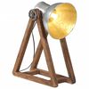 vidaXL Skrivebordslampe 25 W vintage s&oslash;lv 30x17x40 cm E27