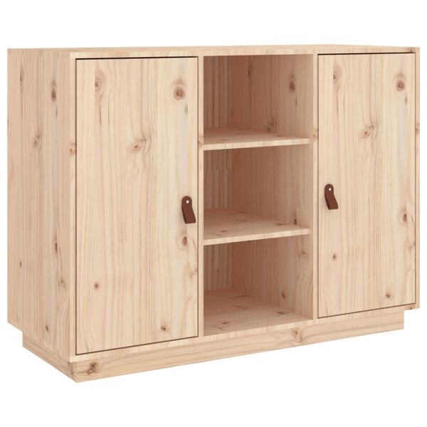 vidaXL Skjenk 100x40x75 cm heltre furu