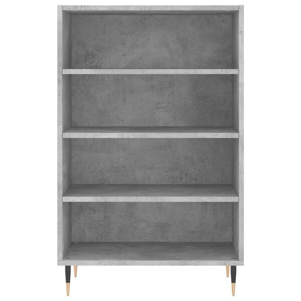 vidaXL Highboard betonggr&aring; 57x35x90 cm konstruert tre