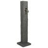 vidaXL Hage tanker Antrasitt 26 x 26 x 98 cm PE