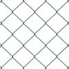vidaXL Gjerdep&aring;le gr&oslash;nn 10 x 1,2 m (60 x 60 mm netting) St&aring;l og PVC