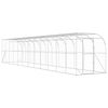 vidaXL H&oslash;nsehus Mot Vegg S&oslash;lv 600 x 150 x 215 cm Galvanisert st&aring;l